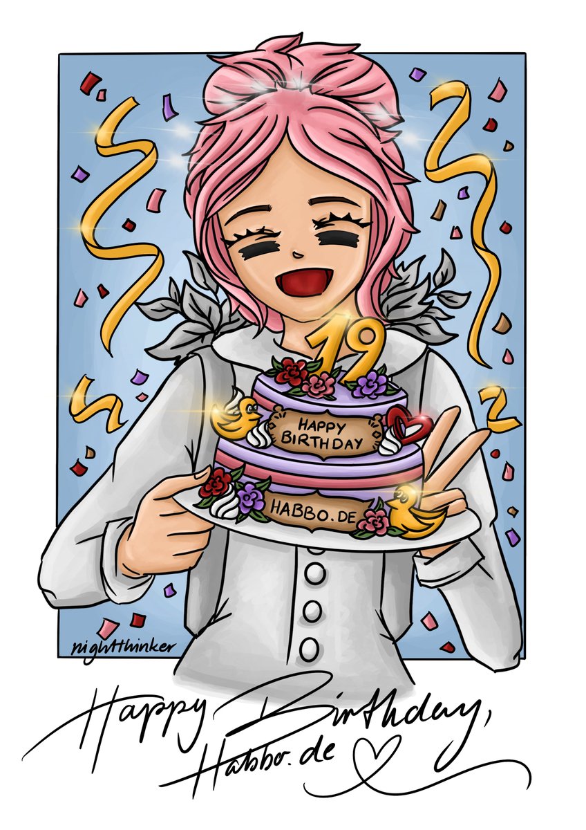 Age is just a number 🙇‍♀️ happy 19th birthday <a href="/De_Habbo/">Habbo DE</a> 🎂 thanks for all the memories ✨ by nightthinker <a href="/Habbo/">Habbo</a> #habbodegeburtstag #habbo #gaming #metaverse