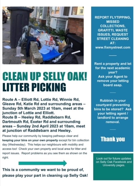 sellyoakWMP's tweet photo. Next litter pick on                                                                    ⭐️ Sunday 2nd April @ 1000hrs ⭐️

#ActiveCitizens https://t.co/ZsC6fRAY4P