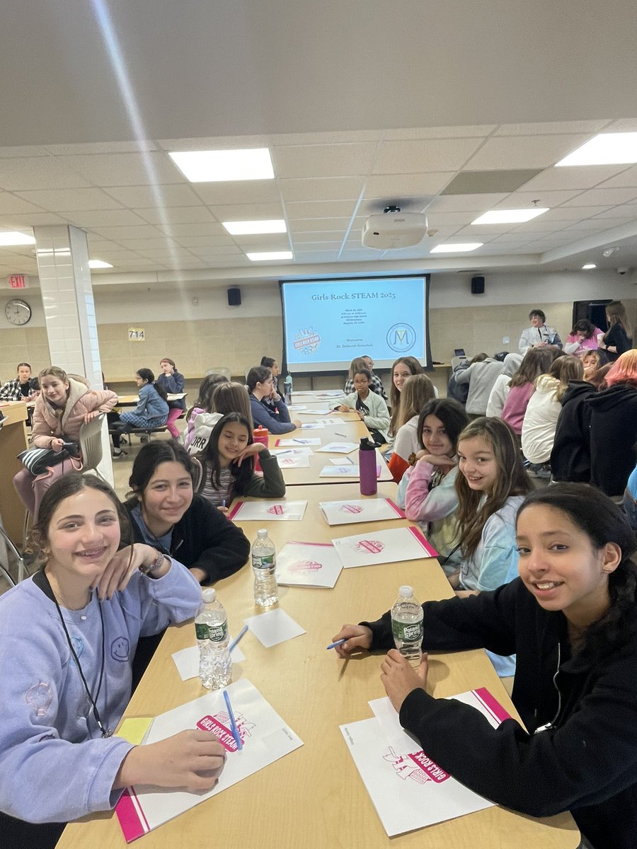 Wells4EdTech's tweet photo. What an amazing Girls Rock STEAM 2023 event hosted by the Kingston High School and coordinated by Bruce Cobb through the @NYSMTP https://t.co/oJtde6Low5