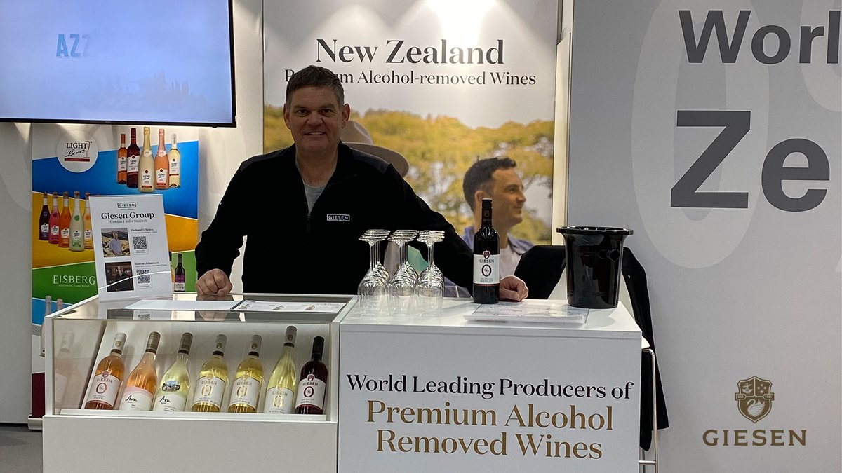 Alex Giesen is excited to be showcasing our non-alcoholic wines <a href="/ProWein/">ProWein</a> - Find our 0% range in Hall 1, A23. 

Also, our range of wines is on display in Hall 14, C38.   Come and say hello!
#giesenwines #giesenzero #prowein2023 #trade #nonalcoholicwine #tradefair #winebusiness
