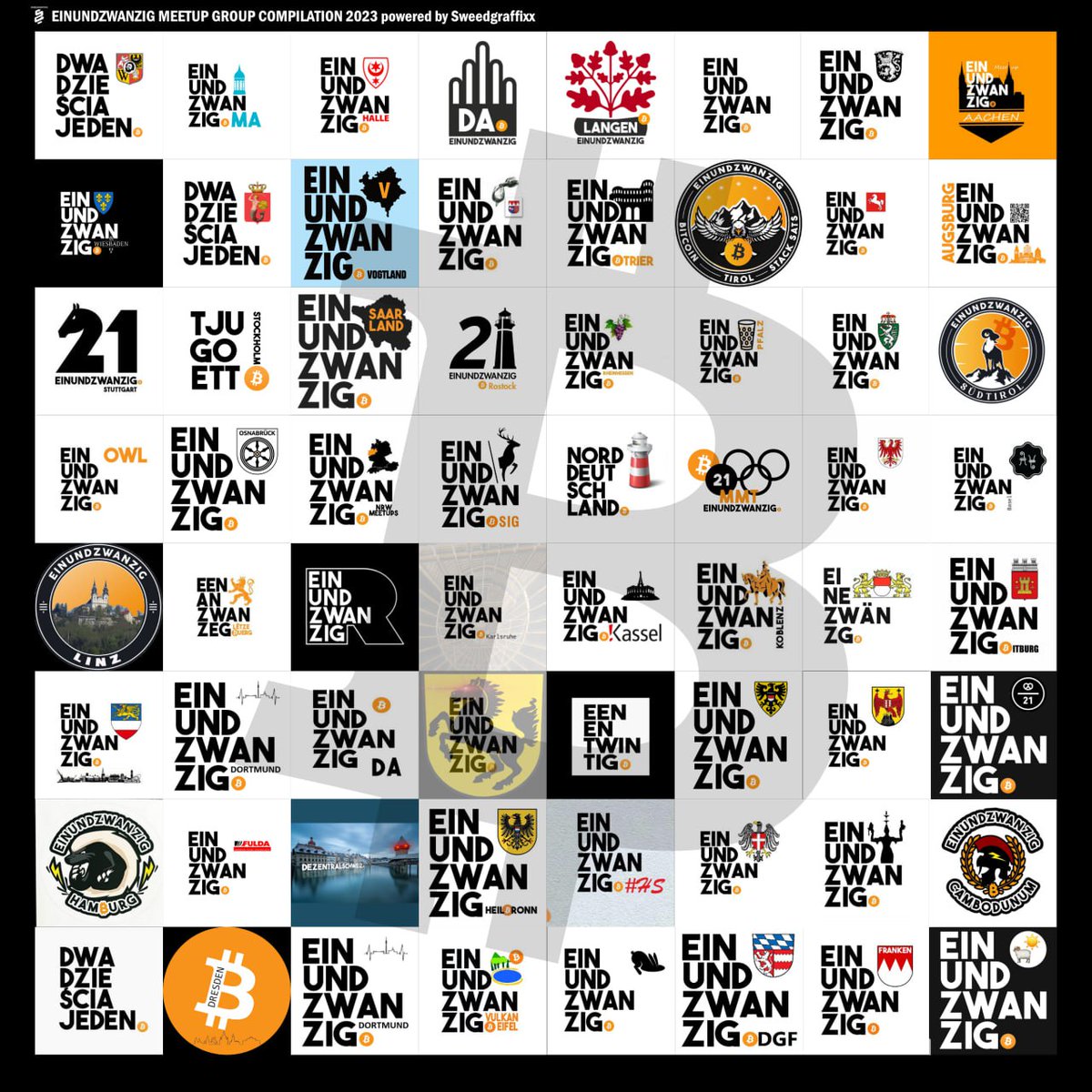 🧡<a href="/EinundzwanzigS/">Bitcoin im Ländle by Einundzwanzig Stuttgart</a>🧡 <a href="/Einundzwanzig_I/">Einundzwanzig Tirol</a>🧡<a href="/EinundzwanzigPF/">einundzwanzigPfalz</a>🧡 <a href="/einundzwanzigFR/">Einundzwanzig Franken</a>🧡 <a href="/einundzwanzigNW/">Einundzwanzig Meetups NRW</a>🧡 <a href="/einundzwanzigSL/">Einundzwanzig Saarland 🦁</a>🧡 <a href="/EinundzwanzigKN/">Einundzwanzig Konstanz Bodensee</a>🧡 <a href="/MeetupDE/">Meetup Deutschland</a>🧡 <a href="/21Stammtisch/">EINUNDZWANZIG Stammtisch</a>🧡 <a href="/einundzwanzig_m/">Einundzwanzig Magazin</a>🧡 #einundzwanzig...
Und noch so viele mehr kommen dazu... #Bitcoin grows and grows and grows a..