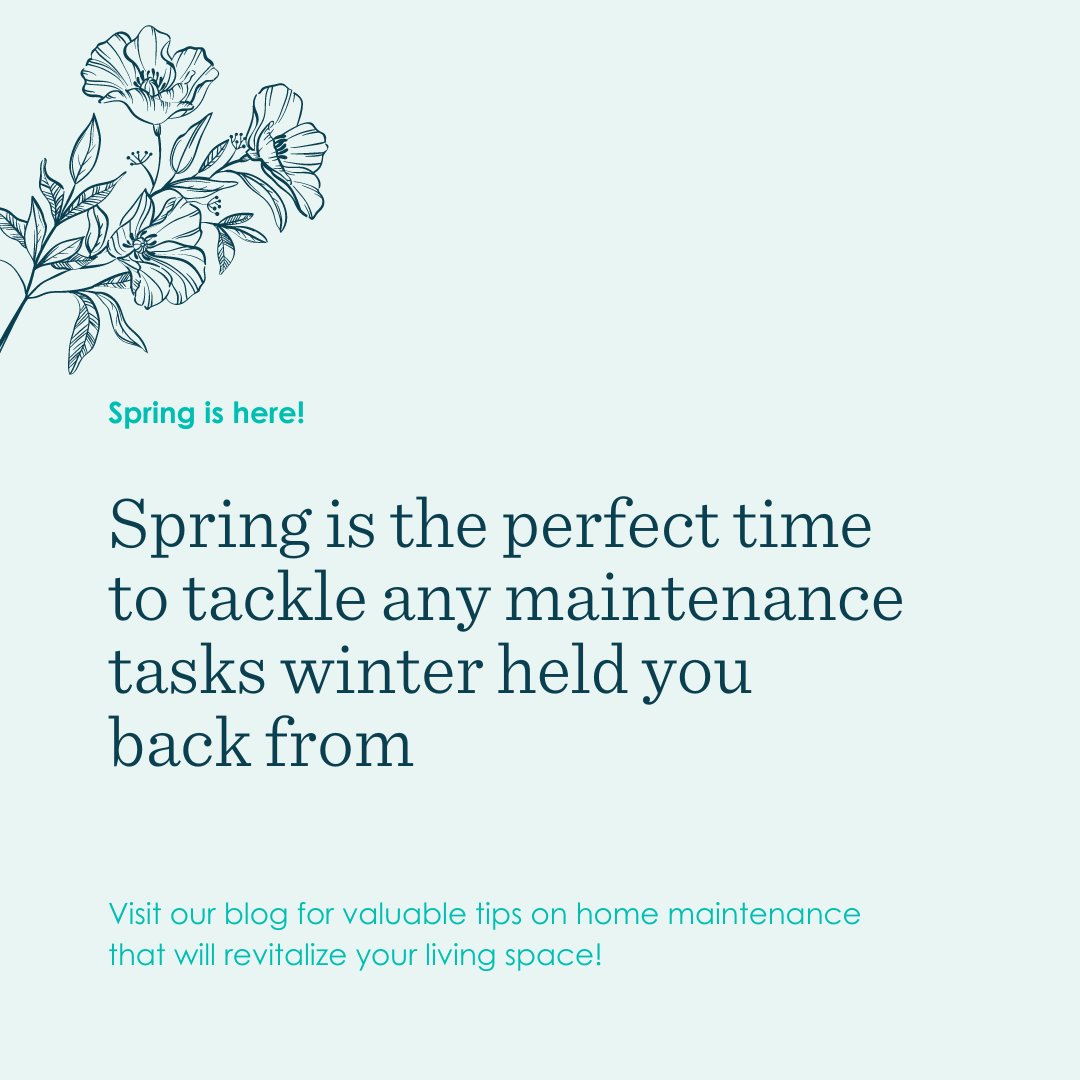Prevent future problems by checking HVAC &amp; cleaning gutters now. Be prepared for warmer months ahead! 🌹 What's on your spring to-do list? Share tips in the comments &amp; check out our blog for more! 

#ANHWP #SpringCleaning #HomeMaintenance