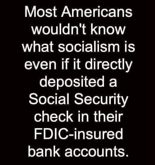 SyncMediaNetwor's tweet photo. #FIDC #socialism #socailsecurity #banks https://t.co/X2lDgDgB5Y