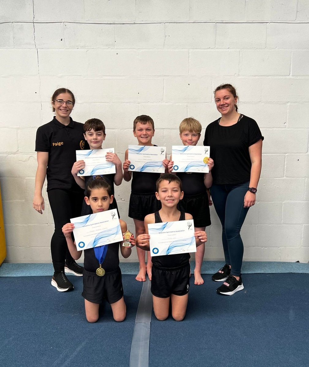 Barnsley_Gym's tweet photo. Fab results today in the Men's Floor and Vault competition. Well done boys! We're so proud. 

#yorkshiremagymnastics 
#gymnasticsforall 
#barnsleyisgreat 
#barnsleygymnasticsclub 
#gymnasticscompetition https://t.co/1nPHbHL7PU