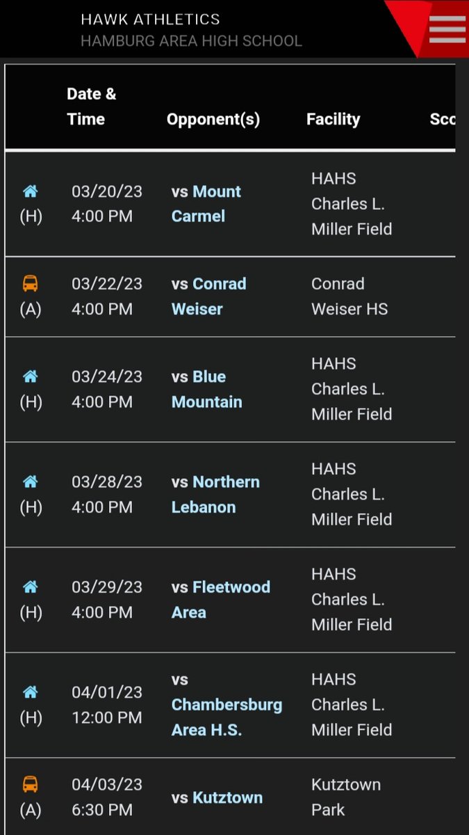 TheDiamondHawks's tweet photo. Here's our boys season schedule!

Season Opener: 🔴TOMORROW🔴 at 4PM Home vs Mt. Carmel!

You can also find our schedule here: https://t.co/nzft7JMUTF
@Aaron_Menapace @MCAEducation https://t.co/DaFQE9hM5B
