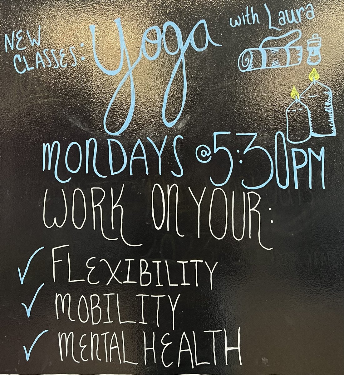 ThorndaleAF's tweet photo. Due to popular demand, we're adding another class to the weekly schedule: yoga with Laura! Classes to be held on Mondays at 5:30 PM in the studio. We hope to see you this week!
#anytimefitness #workout #exercise #fitness #wellness #yoga https://t.co/vKzaykRgJG