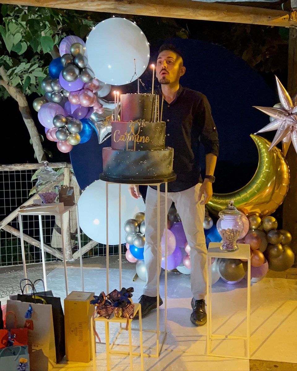 cefevents's tweet photo. “Ovunque vi troviate nel mondo non sentitevi mai persi. Guardate le stelle: esse vi riporteranno sempre a casa.”🪐✨🌙
😍30th CARMINE😍

#cefevents #weddingplanner #wedding #partyideas #partyinspiration #party #caketopper #balloonart #balloons #genderreveal #like4us #viral https://t.co/9fPhGNUFPc