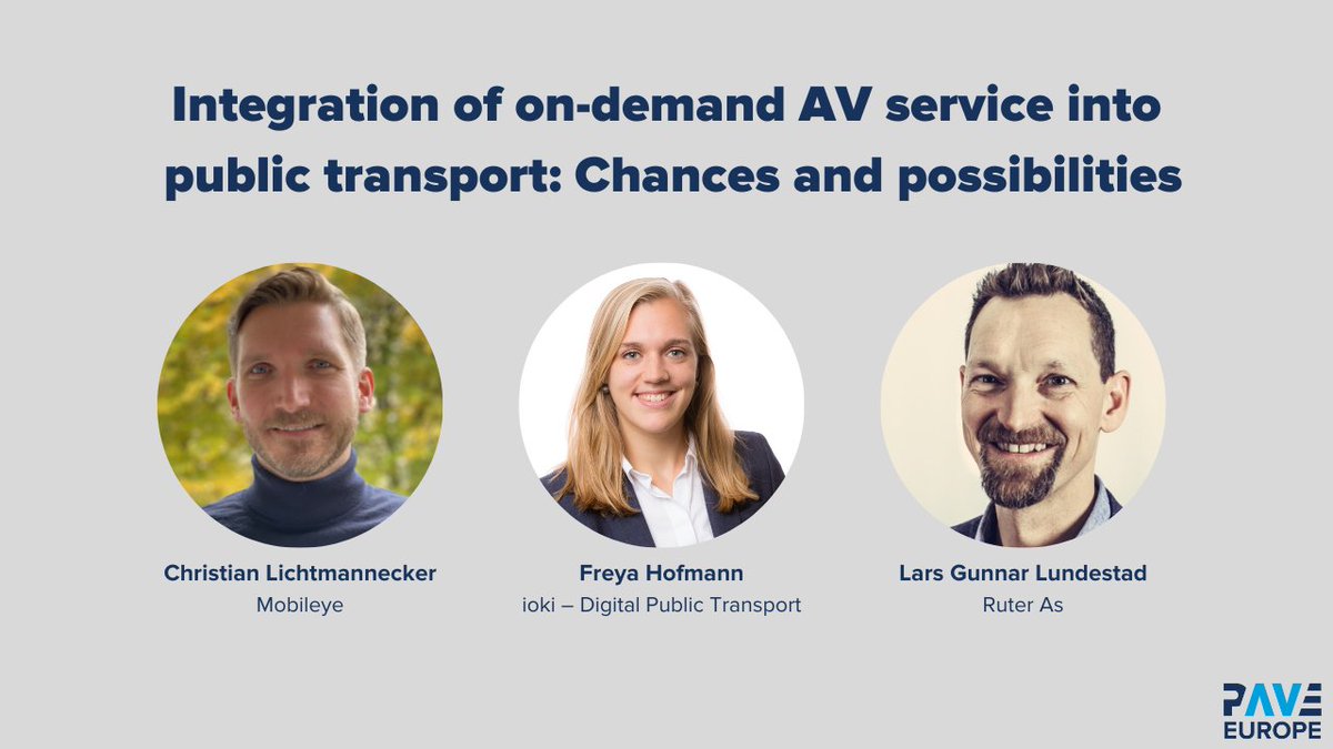 Did you miss the second virtual panel on on-demand AVs and their integration into public transport? Full recording is available now:

👉YouTube: youtube.com/watch?v=Zj-CId…

👉PAVEcast: pavecast.buzzsprout.com/1904760/124137…

#PAVEcast #AutonomousVehicles #publictransport