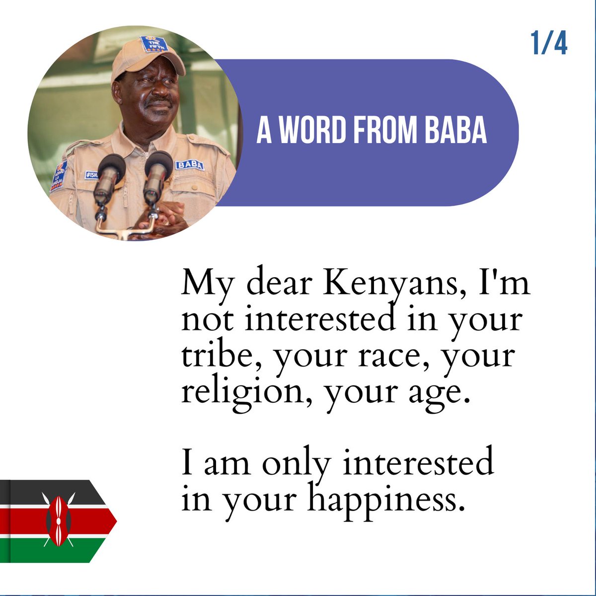 RailaOdinga's tweet image. Leo ni Leo. #DateWithDestiny20thMarch