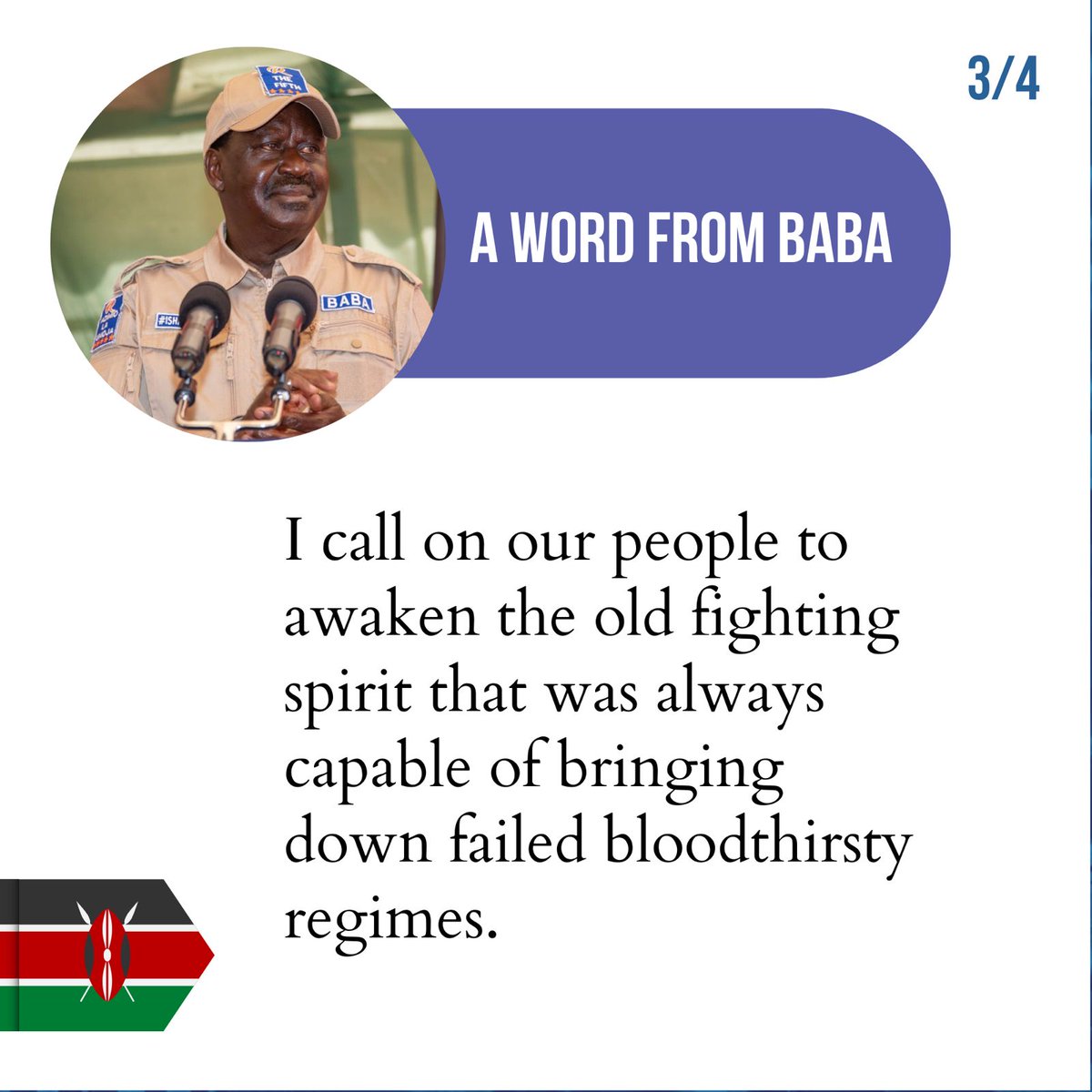 RailaOdinga's tweet image. Leo ni Leo. #DateWithDestiny20thMarch