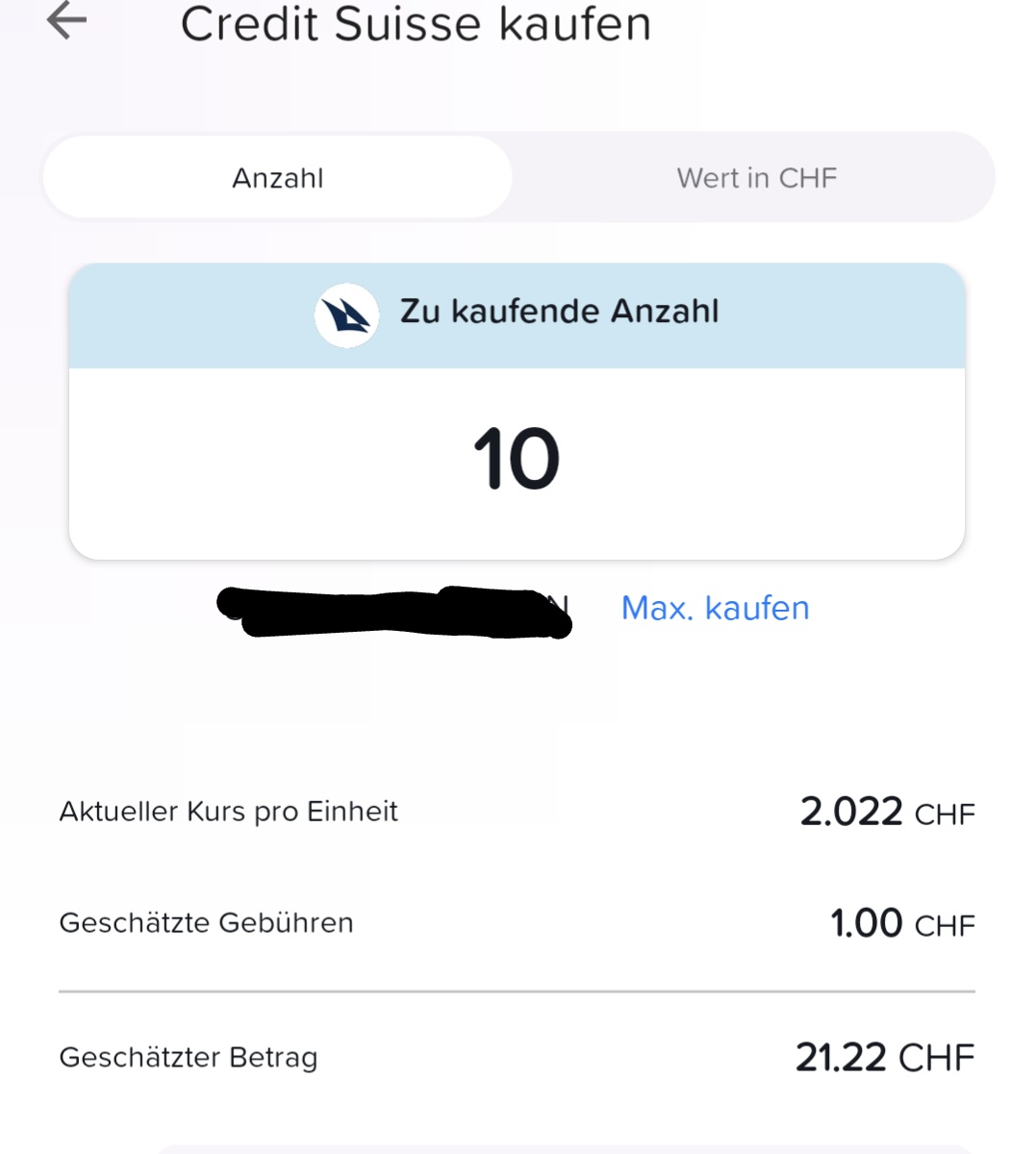 e_summermatter's tweet photo. Einkaufen solange es noch hat! 🥸 antizyklisch investieren! #duediligence #hoarder #CreditSuisse https://t.co/buCCs4AODF
