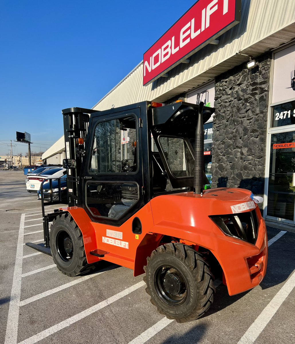 See it at PROMAT. 

Then it is a must to get our FDRT Series Rough Terrain 2WD/4WD 5-7K Capacity, Tier 4 EPA Compliant. 

Promat booth # S1568. 

#noblelift #roughterrain #promat2023 #forklift #allterrainforklift
