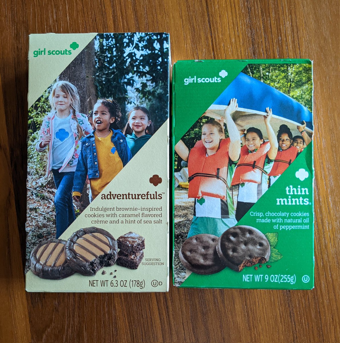 JoeBugBuster's tweet image. For weeks I've been watching for a #GirlScout selling cookies. Finally today, the last day of the sale here in #WesternWashington, it happened! I had to stop when I saw a girl outside a church wearing a #ThinMints costume. #LastChance #NostalgiaChat
