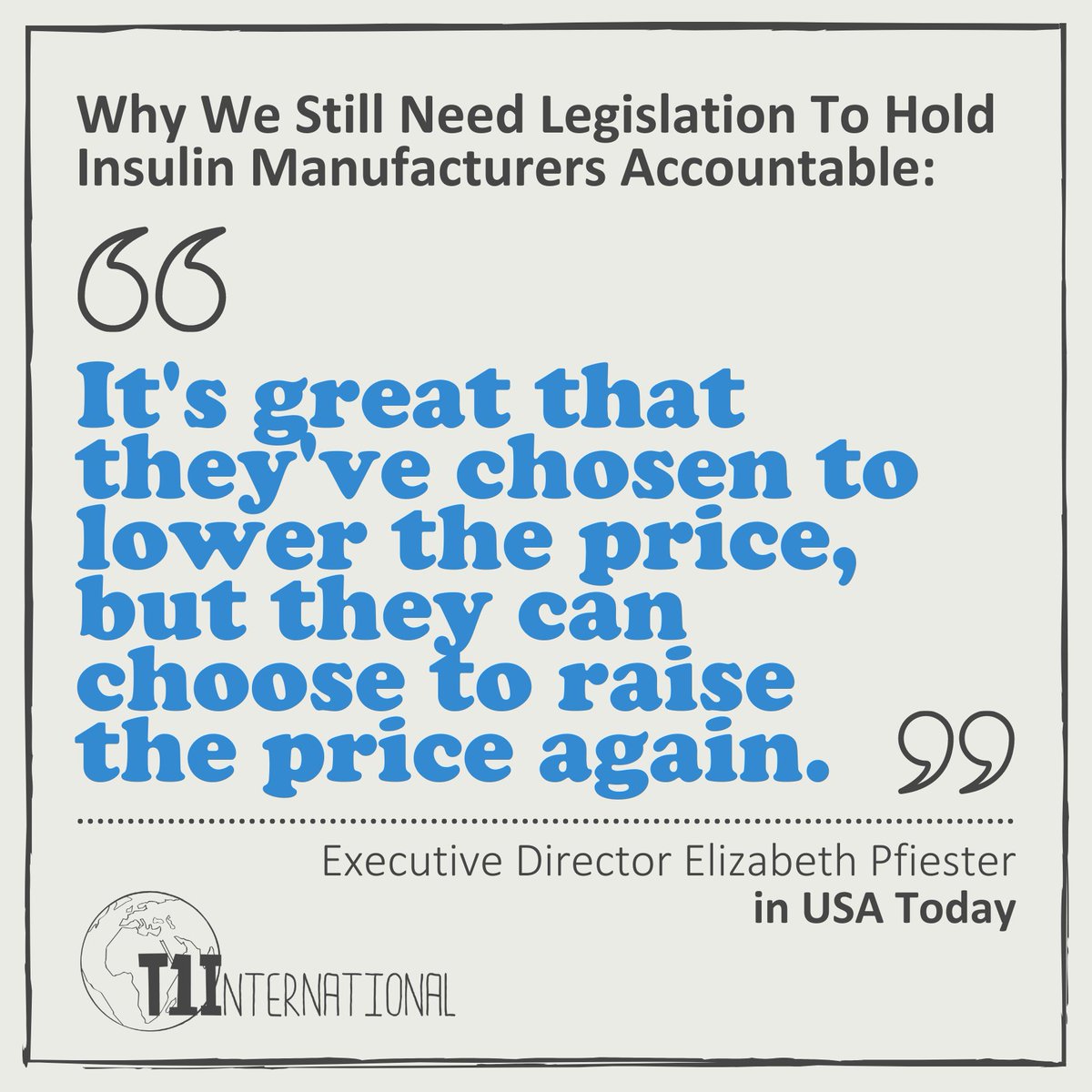 Recently quoted in USA Today, Executive Director Elizabeth explains why we still need to push for legislation that enables sustainable, long-term change.