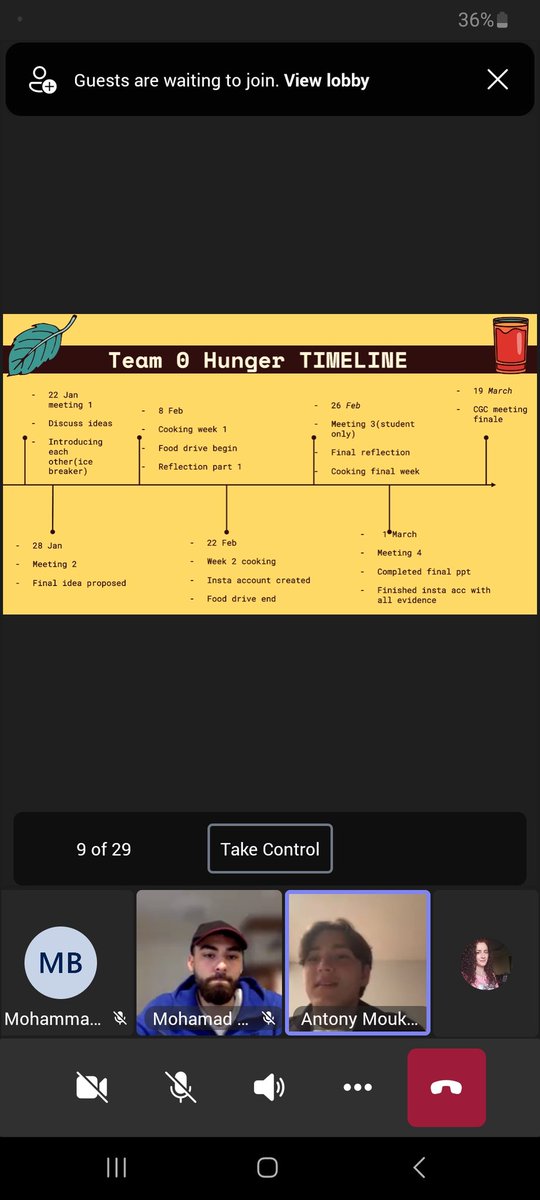 Final ceremony of #CGC23 Cooking Culturally Team 2 enthusiastically presenting their whole experience &amp; their action #SDG #zerohunger
It is when we engage with others locally and globally that we do realize the intensity of global issues as hunger
<a href="/Hhhsinfo/">Houssam Hariri HS</a> <a href="/HibaBayoumi/">Hiba Bayoumi</a> <a href="/kaeenh/">Hoda Kain</a>
