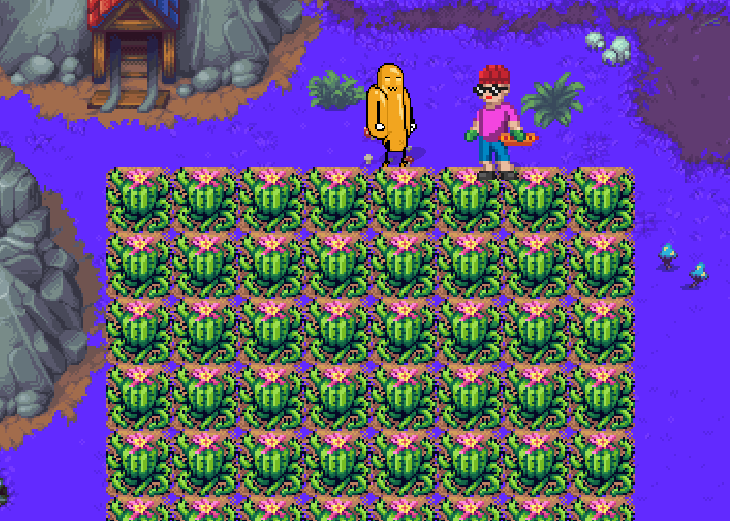 nellielz's tweet photo. @FarmHandsNFT Is Chuggers a permanent decoration on this land? I see him every day xD https://t.co/O3PdRrPyAV