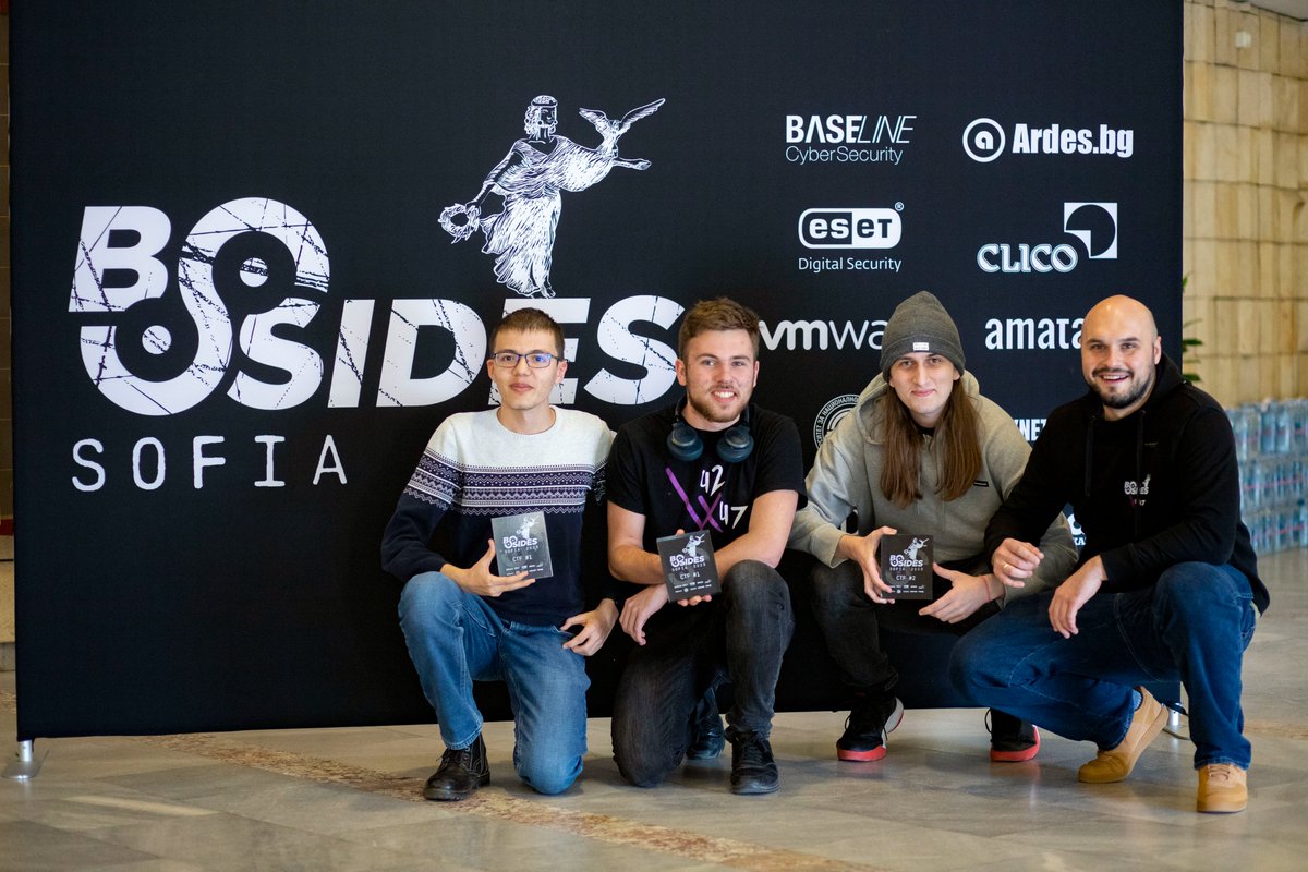 Thank you, @MetaCTF, for helping us find young talents for #Bulgaria in the #ECSC team! #BSides #Sofia #CTF was a blast!

Sneak peak of the most active / best players on-site: