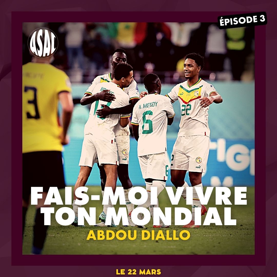 ASAC_prod's tweet photo. 🎧 Fais-moi vivre ton Mondial

Pendant la Coupe du monde 2022, @Abdou_diallo_  et son ami d’enfance @AudouinAugustin se sont appelés après chaque match du Sénégal. Ils ont enregistré leurs appels, comme pour tenir un journal de bord, et ils en ont fait un podcast. https://t.co/Ul6d5UOgfB