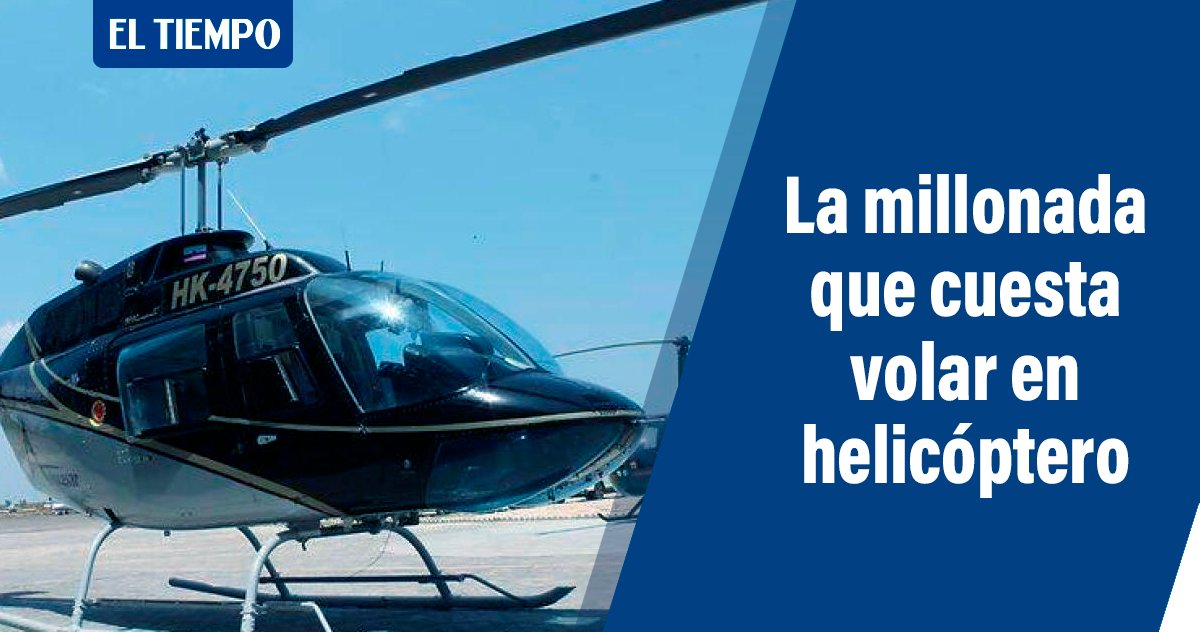 ELTIEMPO's tweet photo. 🚁 ¿Le interesa? Cientos de empresarios, políticos o turistas que se movilizan por el país han optado por esta opción, en busca de mejores comodidades 👉 https://t.co/AiND5uEY14 https://t.co/rzQsvq7DFK