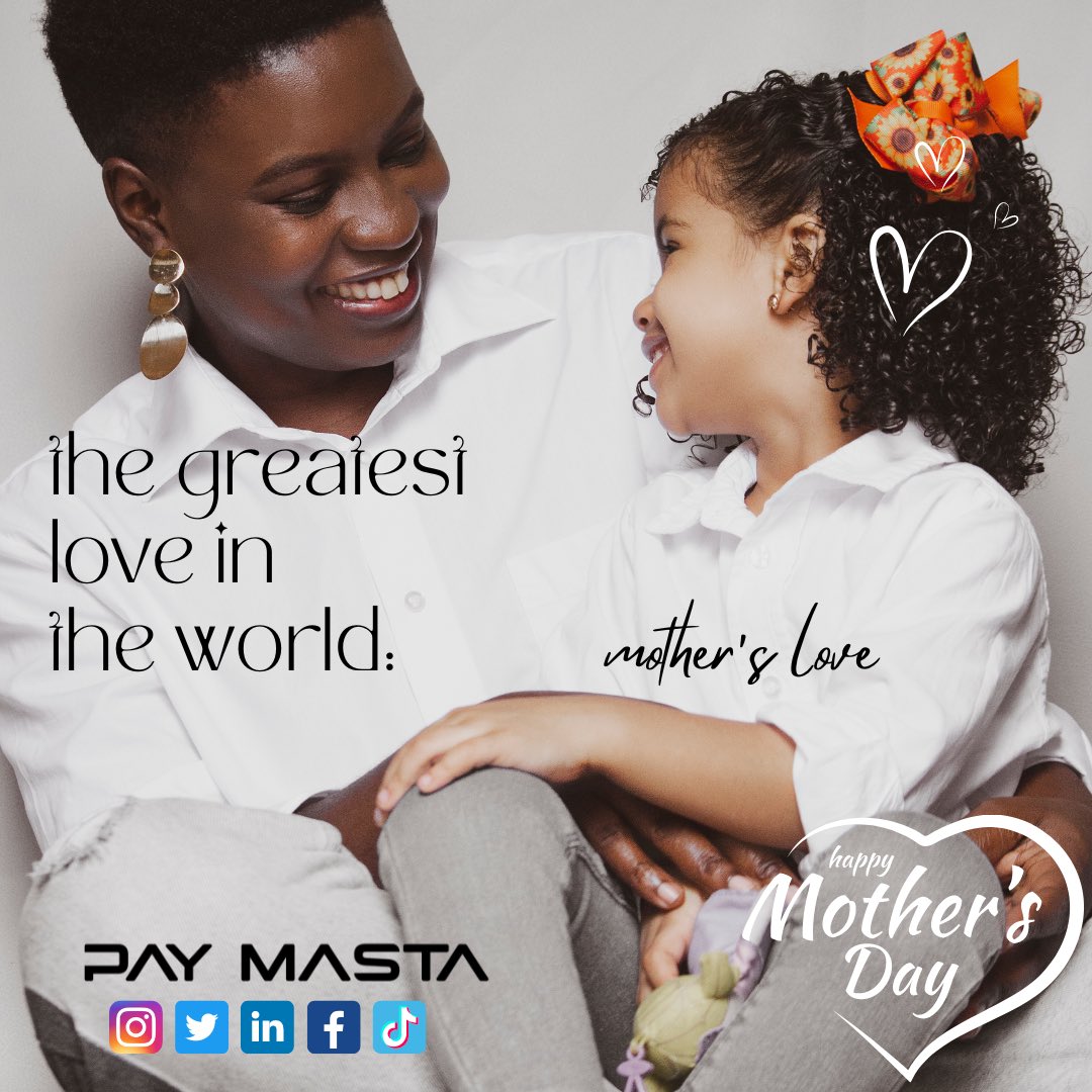 Hello_PayMasta's tweet photo. Happy Mother's Day to all the amazing moms and moms-to-be! At PayMasta, we are dedicated to empowering moms with the financial tools they need to thrive. Our salary on-demand solution lets you access your salaries when you need them most.#HappyMothersDay #PayMasta #SalaryOnDemand https://t.co/sKBcoJ5xJl