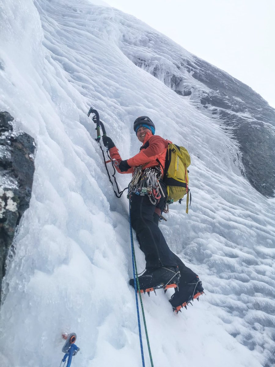 A great day climbing on the Ben with Mark. We climbed JP is Back before abseiling into Expert's Choice and climbing back out to get the most out of the good climbing on high ice pitches.