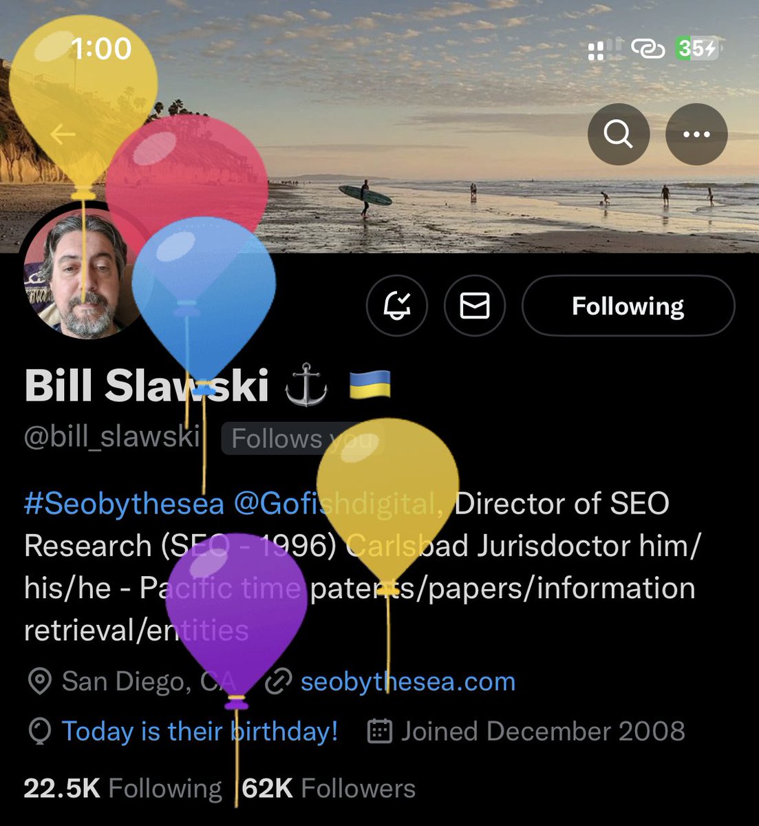 ShahramOriginal's tweet photo. We remember you, dear bill.
@bill_slawski https://t.co/QRL6mgMYrq