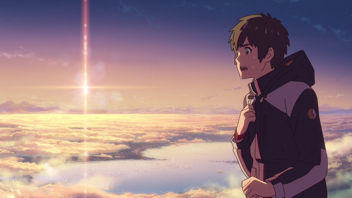 A1varoLopez's tweet photo. «Lo único que podemos hacer es confiar en que nuestros deseos se encuentren en algún lugar».

🗨️ Mitsuha
🎬  'Your Name' https://t.co/zCvAmJG6Q0