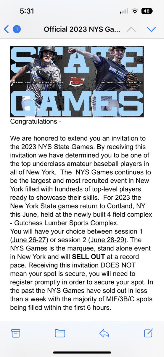 Owenrush70's tweet image. Honored to receive this invitation from @PBRNewYork looking forward to this amazing opportunity. @FredoniaCuse