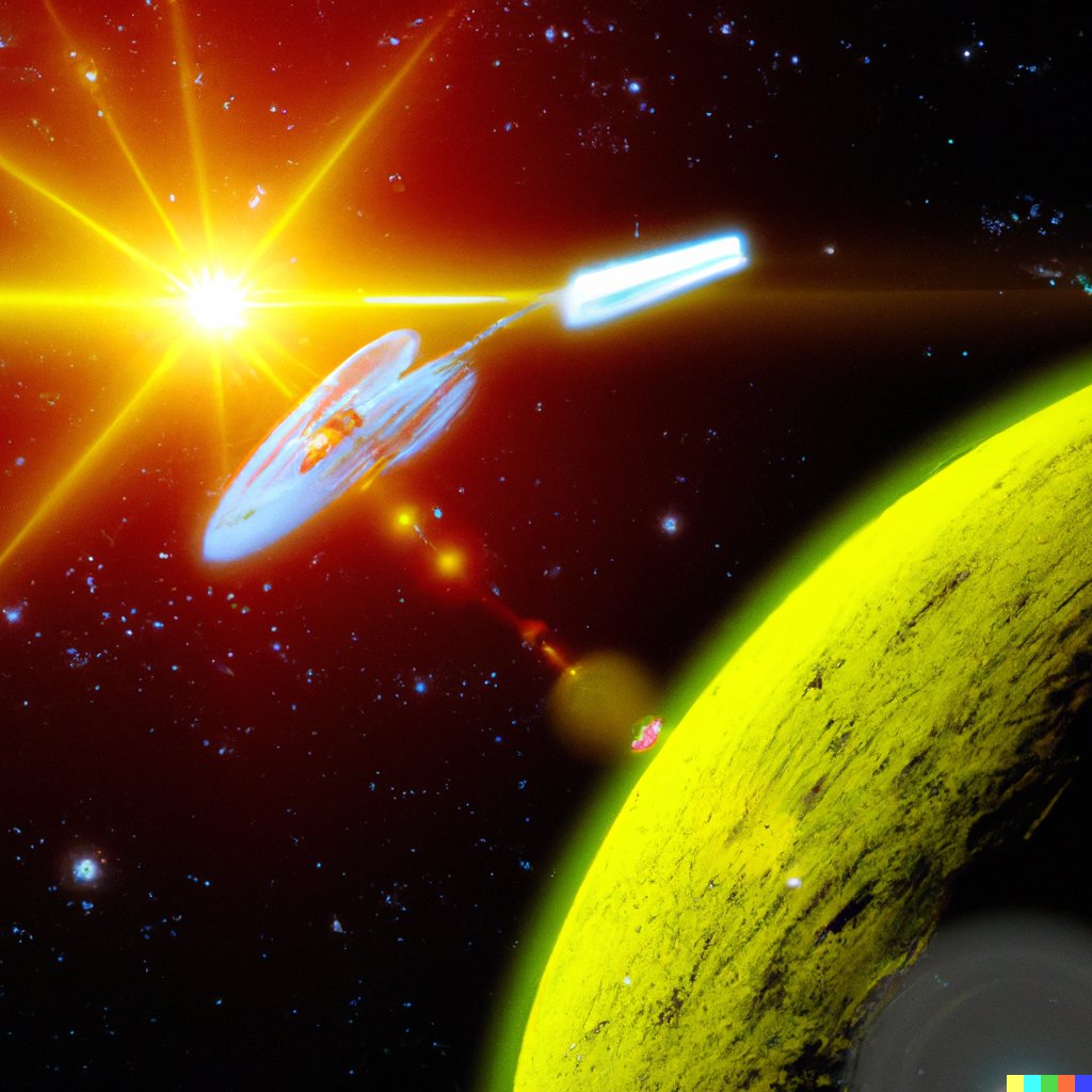 csmithystuff's tweet image. Today I'm thankful for Star Trek (in all its forms), moments of pause and reflection and the fact that the days are getting longer. 

#Dalle2 #OpenAI