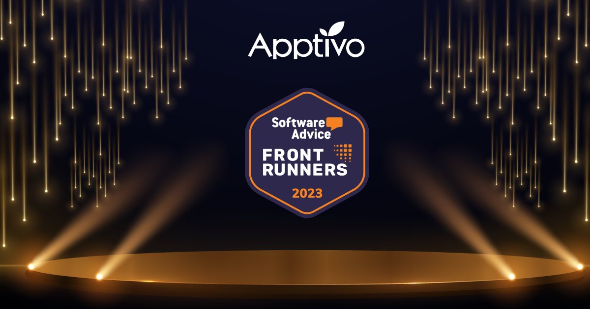 Apptivo's tweet image. We are honored to have been named a Software Advice Front Runner 2023 for our software and customer service. We&apos;d like to thank everyone for their continued support.

#FrontRunner2023 #CustomerService #Apptivo