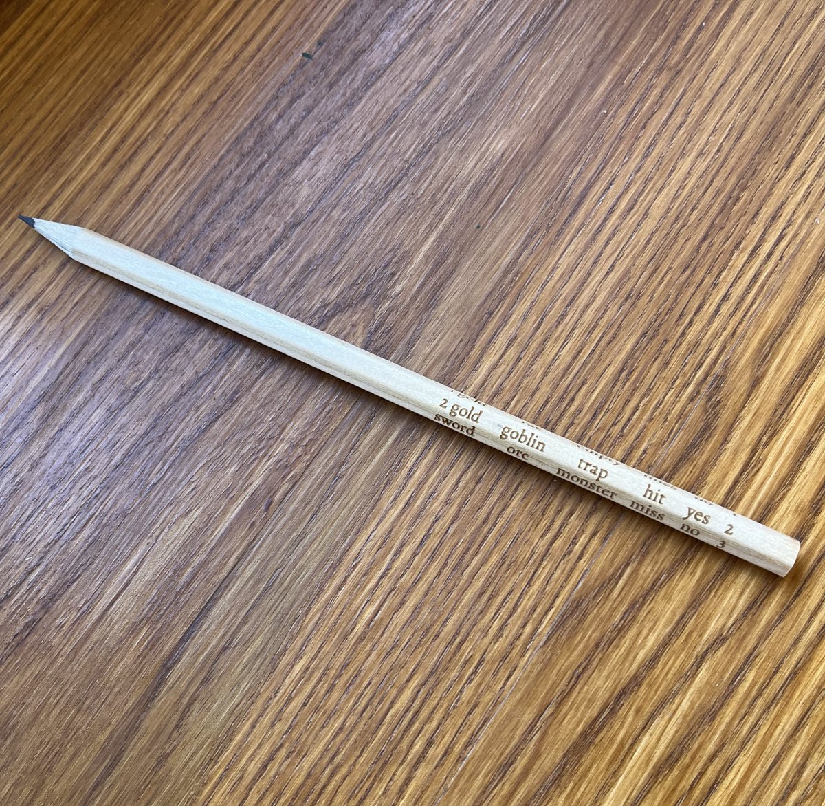 ArchmageArispen's tweet photo. Has anyone ever made an RPG on a pencil? #rpg #ttrpg #pencil #penAndPaper #DnD #dungeons https://t.co/cZQVADV1Rx