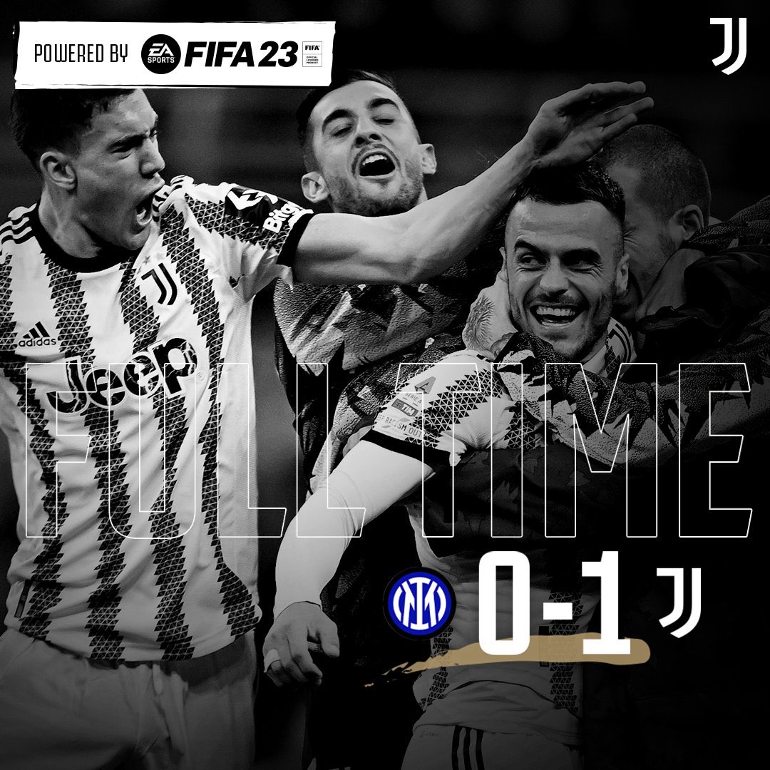 Full-time |⌛️| KEMENANGAN DI DERBY! 

#InterJuve #ForzaJuve