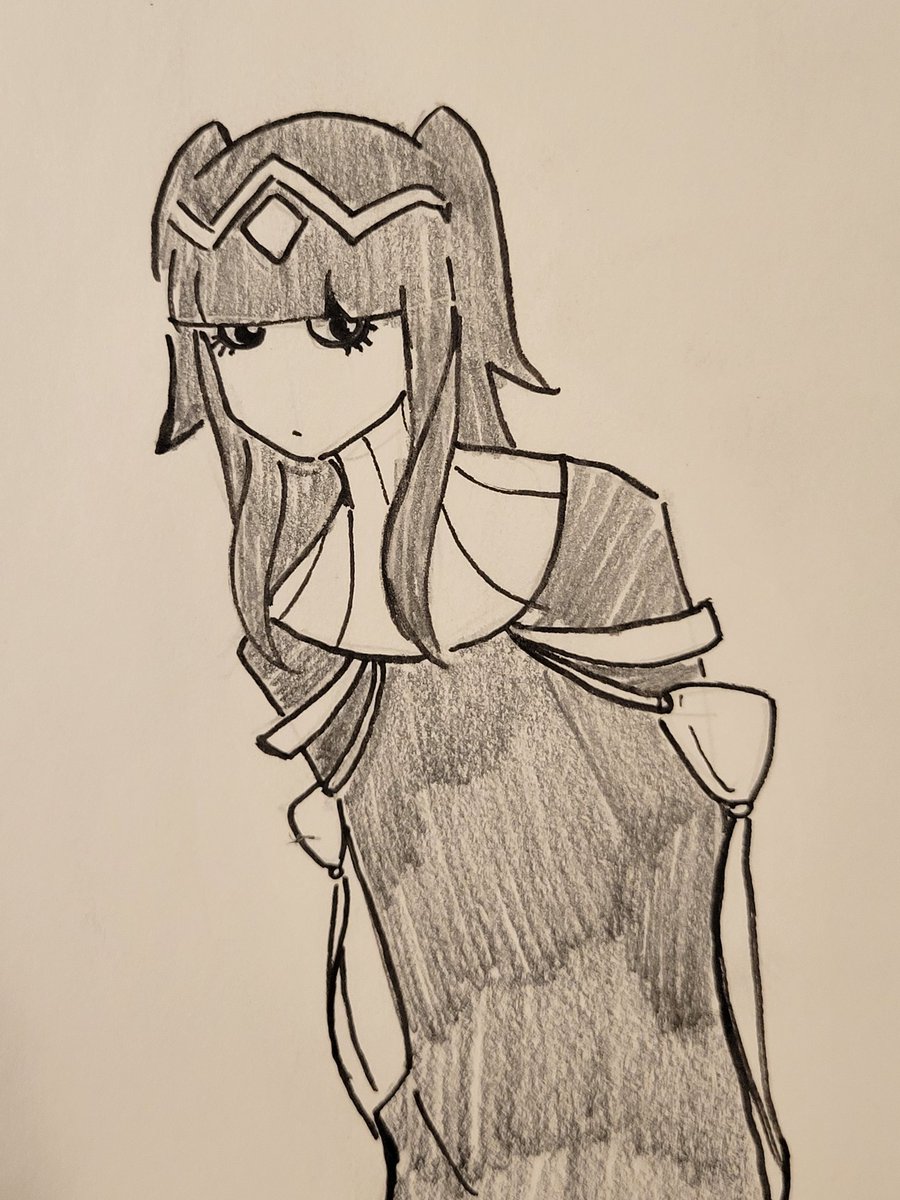 For every sexy Tharja I draw I have to do a noodle Tharja to balance it out. I've not forgotten my roots!
