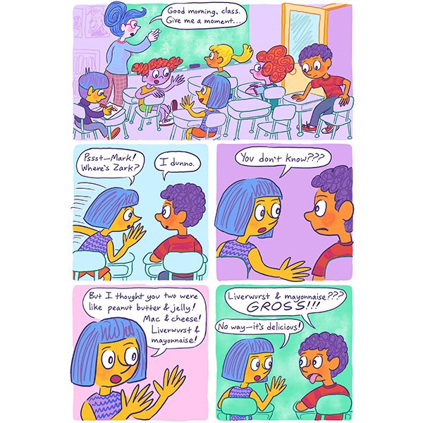 Liverwurst and mayonnaise? 🤔 What’s your favorite unlikely food pairing??

🎨: <a href="/HelloDanM/">Dan Moynihan</a> 

Subscribe at sundayhaha.com