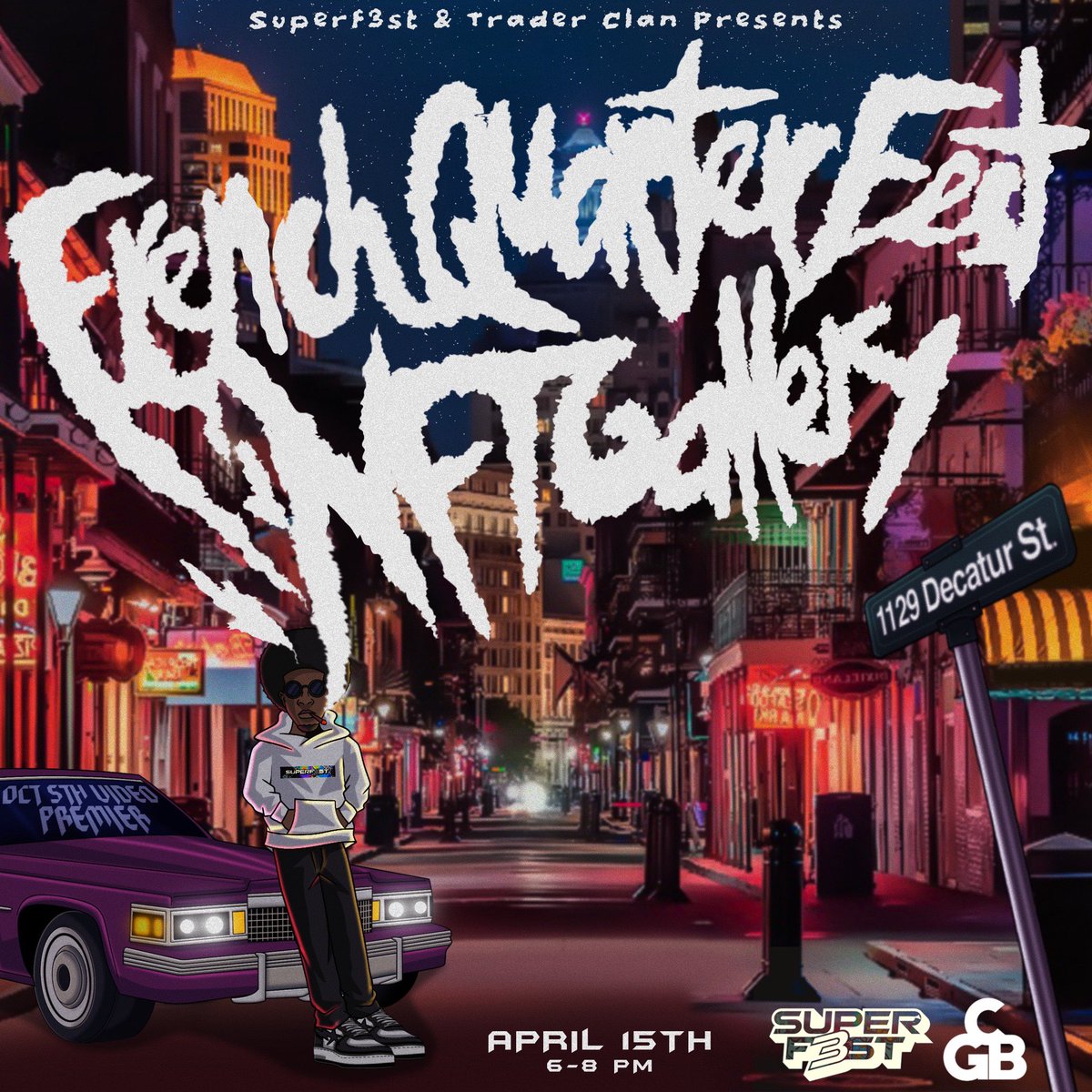 GOODNEWSBAS (@goodnews_bas) on Twitter photo It’s OFFICIAL. April 15TH we are locked in. 1129 Decatur St. New Orleans. Link for RSVP below gang gang. <a href="/SUPERF3ST/">chippy_crippy</a> I think we about to make Web 3 HISTORY in NOLA. It’s OFFICIAL. April 15TH we are locked in. 1129 Decatur St. New Orleans. Link for RSVP below gang gang. <a href="/SUPERF3ST/">chippy_crippy</a> I think we about to make Web 3 HISTORY in NOLA.