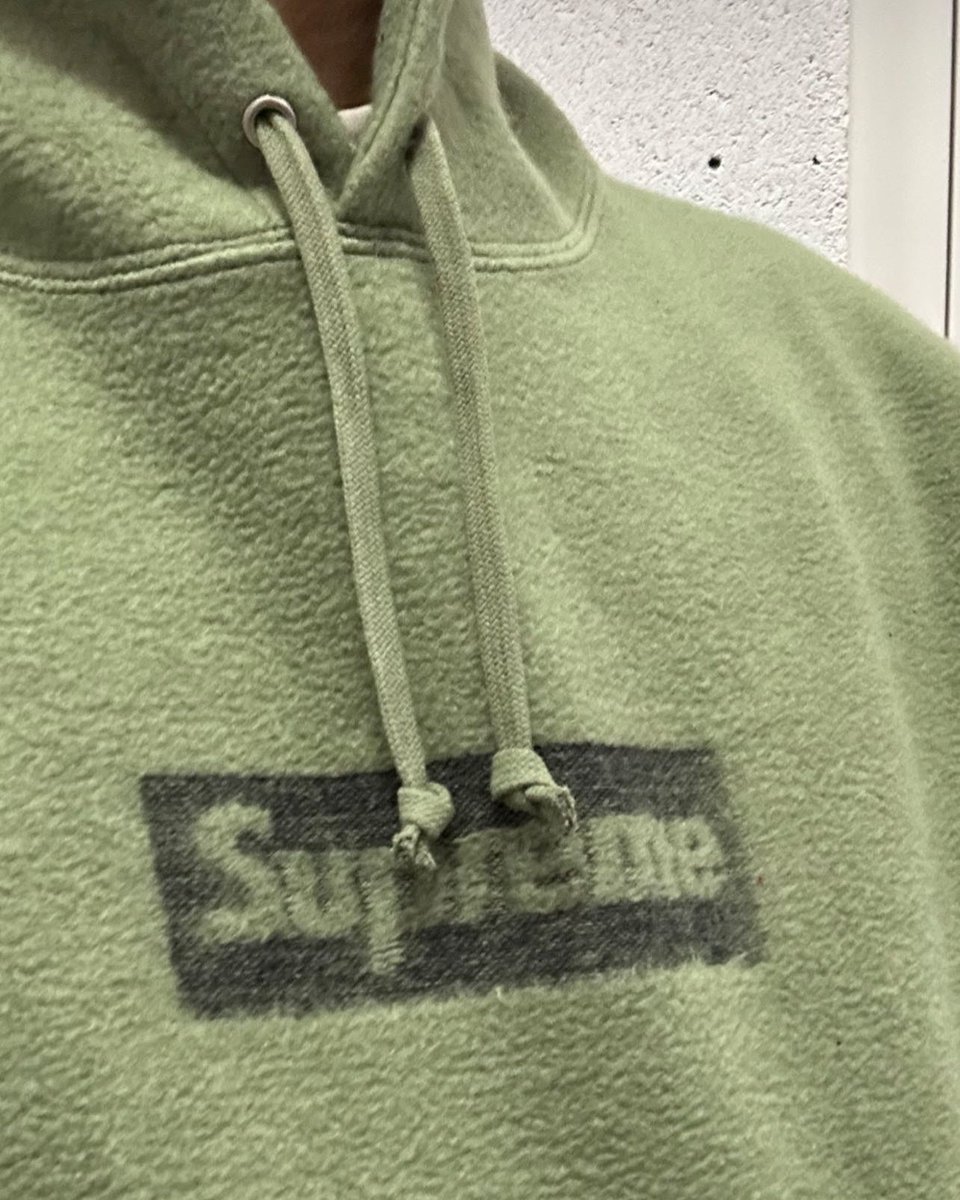 SUPREME Inside Out Box Logo Hoodie Green First Look