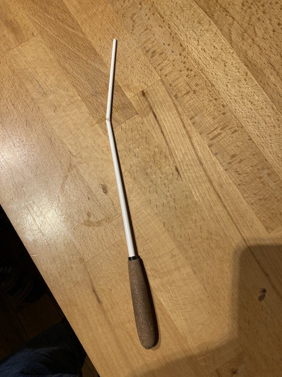 Oops! Lucky I don’t have an opera to conduct this week 😬