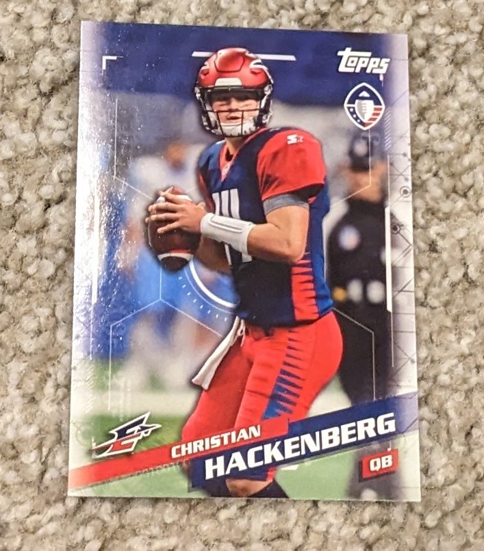 Alliance of American Football Topps Complete Set (@aaf_topps_set) on Twitter photo Hi Mr. <a href="/chackenberg1/">Christian Hackenberg</a> my name is Gupta and I was a big fan of the AAF. I am currently working on a project that involves obtaining all 175 cards from the AAF Topps set. I was wondering if you sign fan mail? If you do please let me so I can send one your way. Hi Mr. <a href="/chackenberg1/">Christian Hackenberg</a> my name is Gupta and I was a big fan of the AAF. I am currently working on a project that involves obtaining all 175 cards from the AAF Topps set. I was wondering if you sign fan mail? If you do please let me so I can send one your way.