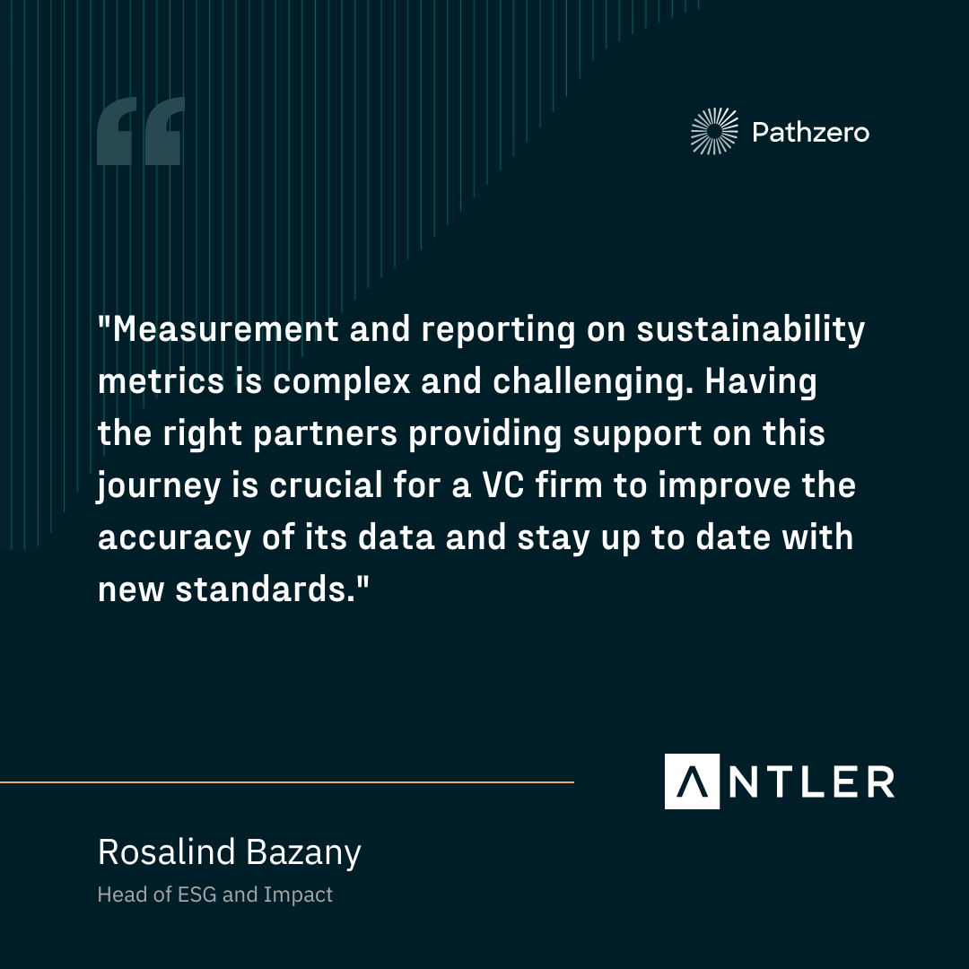Pathzero1's tweet image. In 2022 @AntlerGlobal partnered with Pathzero to gain deeper insights into the emissions profile of its 11x office locations across the 🌏. With a firm-level footprint established, Antler is now building full visibility of portfolio emissions. More at tinyurl.com/bdfbkxzj