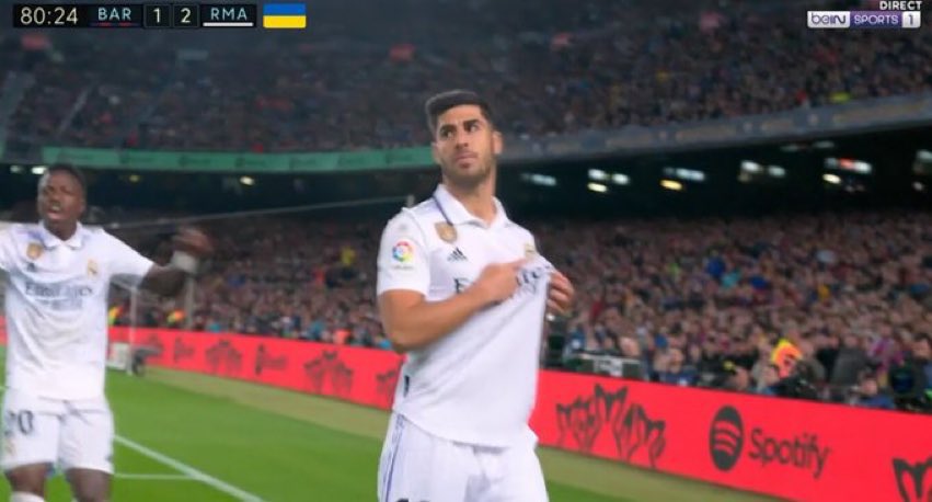😂😂😂😂😂 MONTRE ENCORE PETIT BATARD <a href="/marcoasensio10/">Marco Asensio</a>