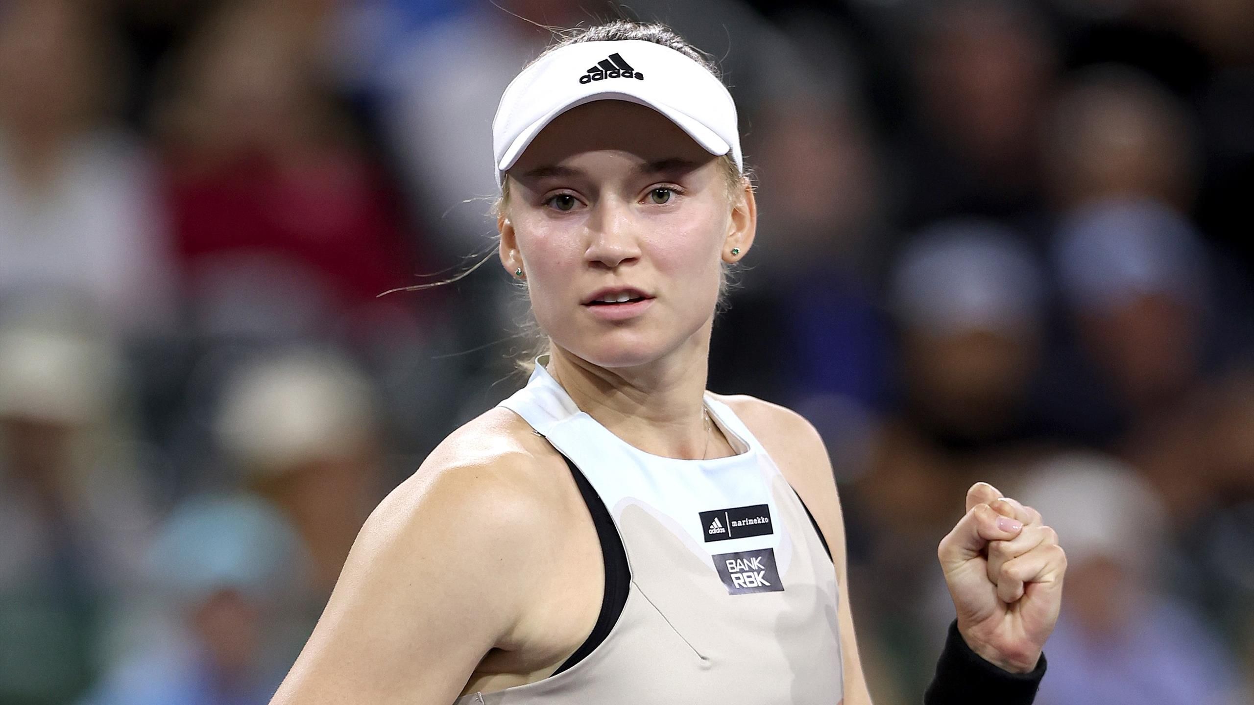Elena Rybakina - An impressive record set ❤️❤️ Elena Rybakina becomes the  first player to defeat the world number one & two at BNP Paribas Open  #indianwells in the same year! 👑 📷 Eurosport