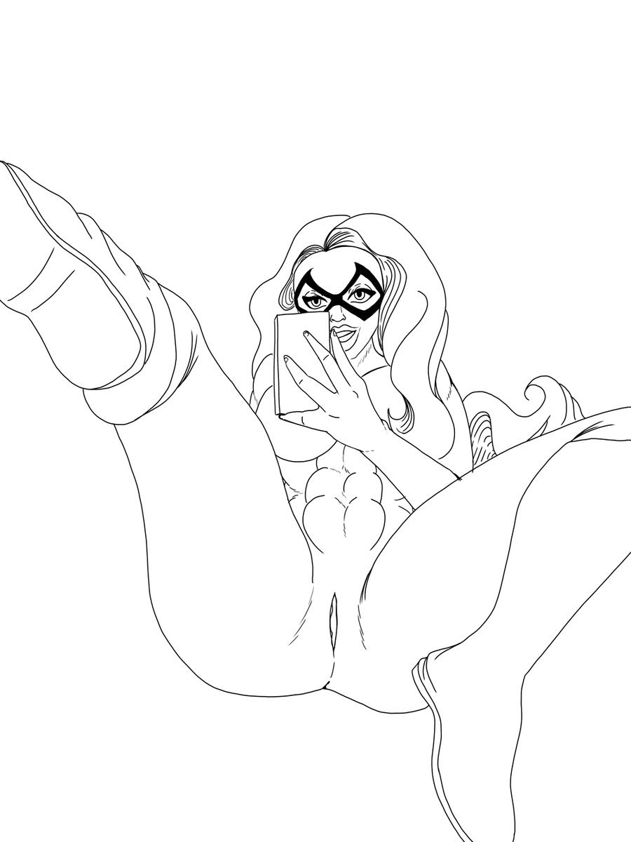 lostwithart's tweet photo. Black Cat🐈‍⬛#nsfwart #nsfwartist #nsfwmarvelart https://t.co/psUumiqKDM