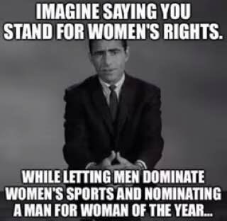 Satan’s fingerprints are all over this. Wake up! #WomensHistoryMonth #women #Equality #equity #LGBTQ #sports 🔥🔥🔥