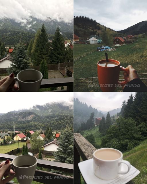 Necesito un café con una vista asi ☕️😍🍃