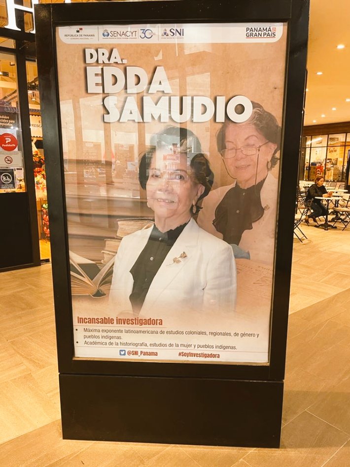 Honor y gloria a la Dra Edda Samudio Aizpurua, con méritos sigue activa con el ejemplo de la mujer de Ciencia y muy humana.
En Panamá sigue siendo referencia de la ciencia de la historia.
<a href="/pascualmoraster/">jose pascual mora g</a>