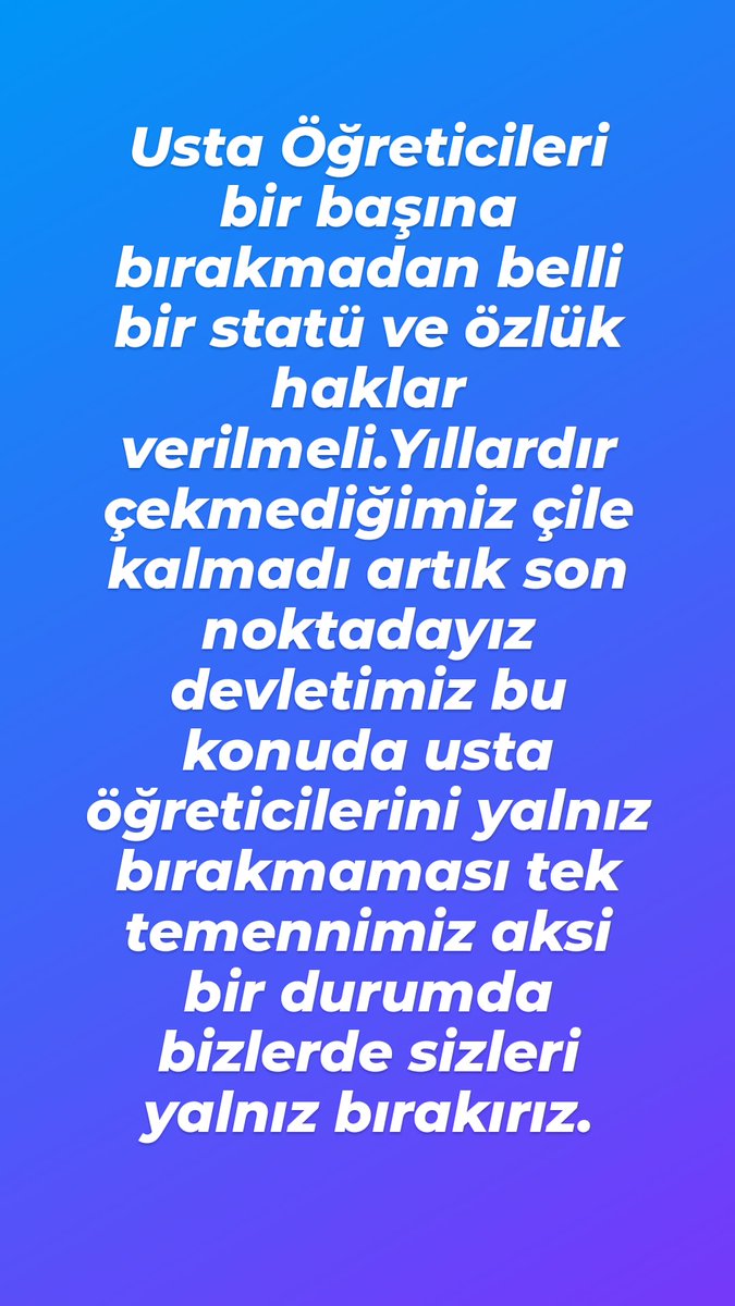 M_akif69's tweet photo. Usta Öğreticilerin Gözü kulağı kabinede
@RTErdogan 
@TBMMGenelKurulu 
@vedatbilgn 
@prof_mahmutozer 
@tcmeb 
@csgbakanligi https://t.co/97gT8U6mQm