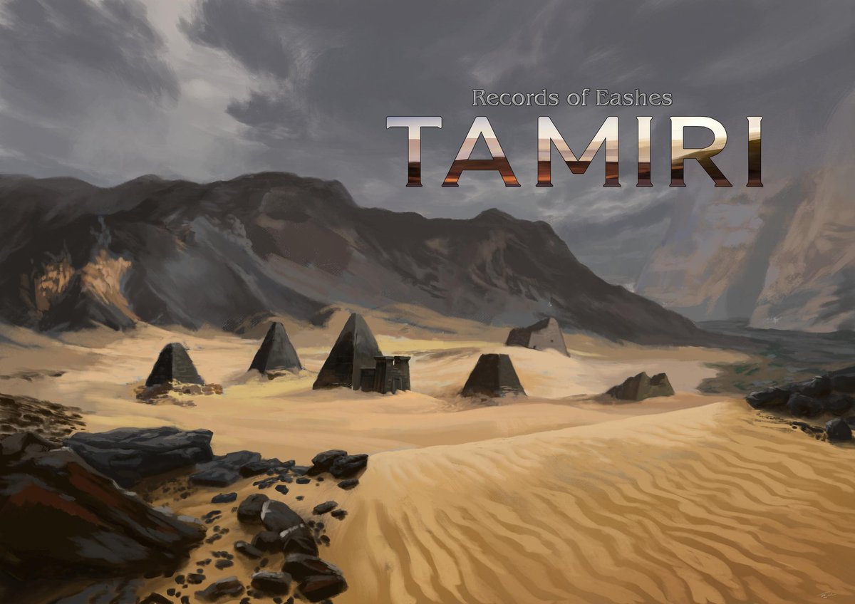 Sapphhyra's tweet photo. @czepeku For this #RPGshowcase I'm here with my egyptian themed adventure Records of Eashes: Tamiri https://t.co/ATfu6OqTo3