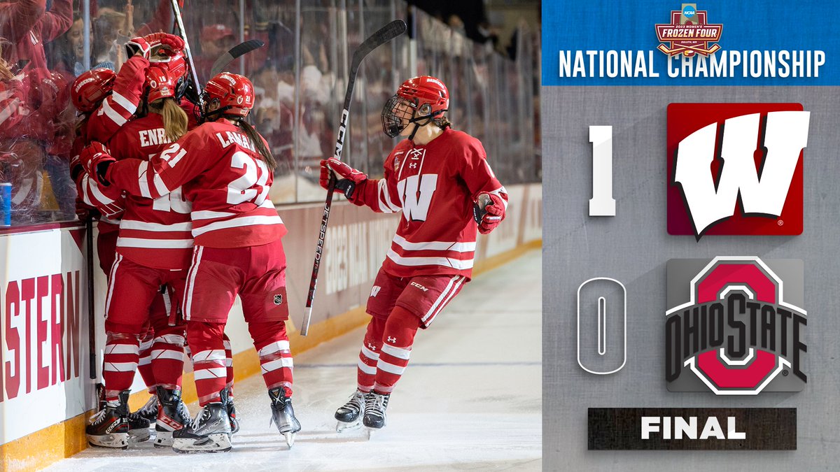 You have made our state proud, @BadgerWHockey! Congratulations on becoming seven time national champions! #OnWisconsin 