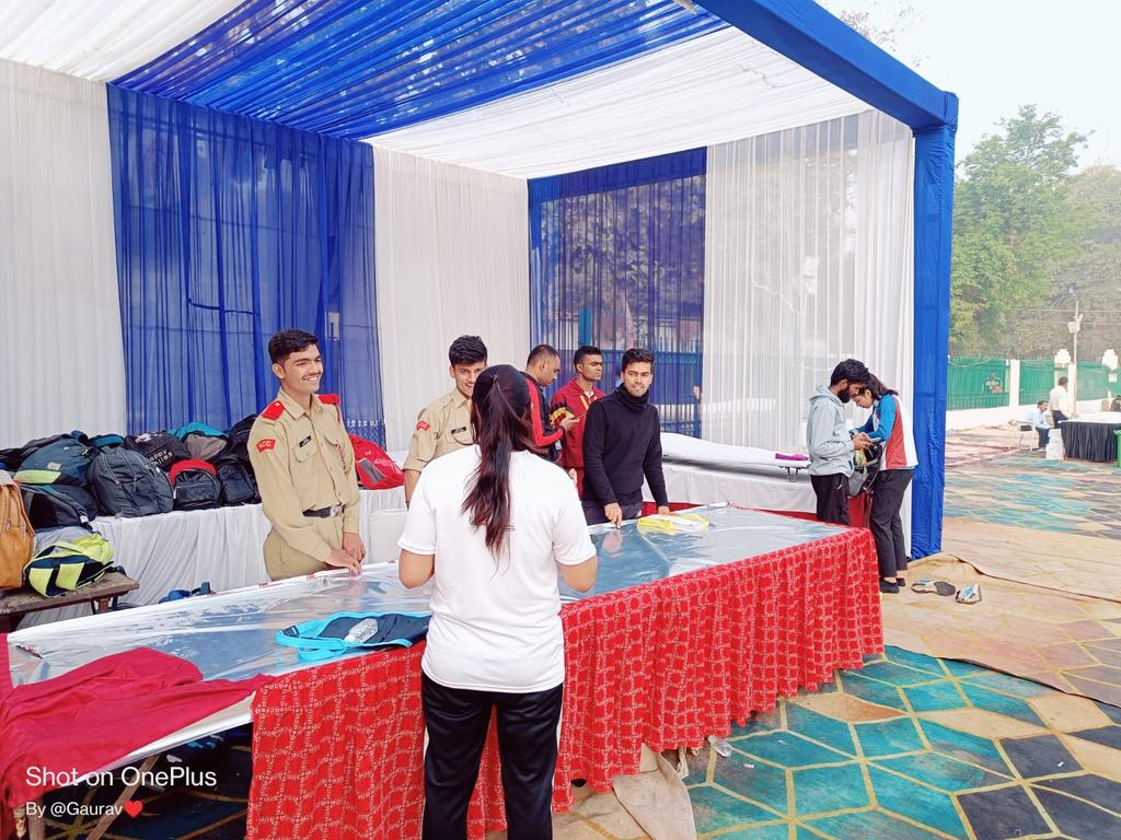 pratima22222's tweet photo. NCC cadets of kanpur has done wonderful job in assitance to the event https://t.co/UMLduMvtpP