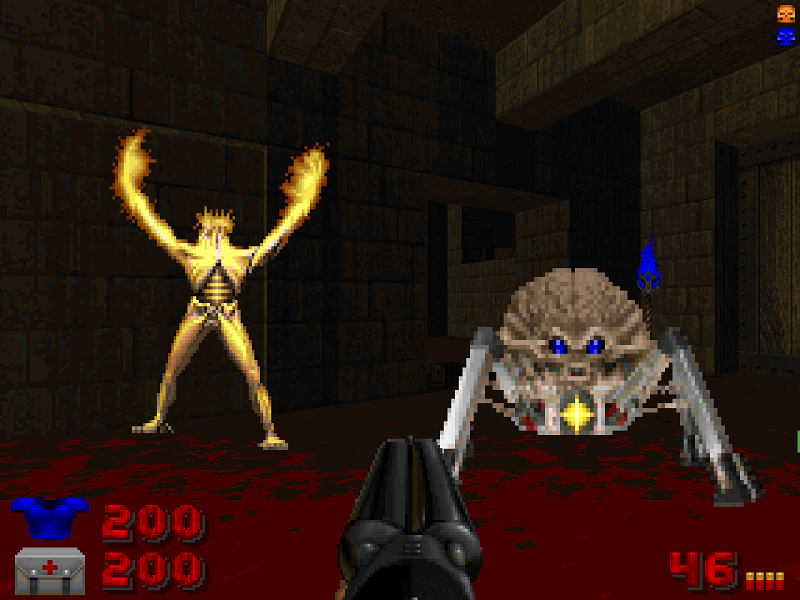 Scorpius151's tweet photo. Two years ago, I created MAP10: Nekhbet's Demesne from Doomworld Maximum Project 2021. #DOOM #modding #throwback https://t.co/UsgMFVCQ6N
